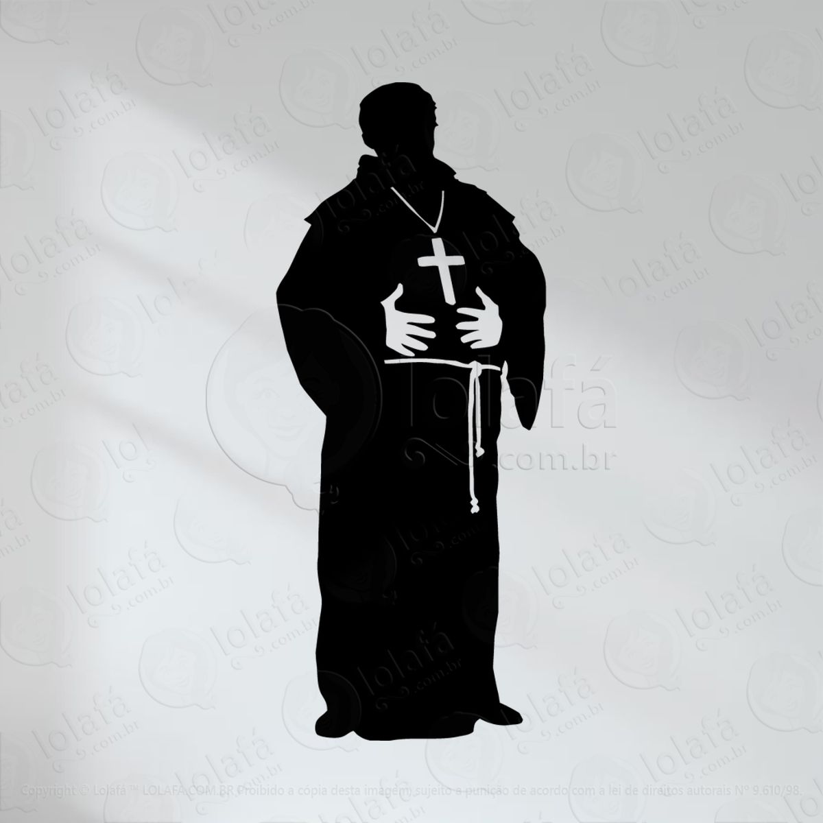 Papa Adesivo de Parede Decorativo para Casa, Quarto, Sala e Vidro Mod:91