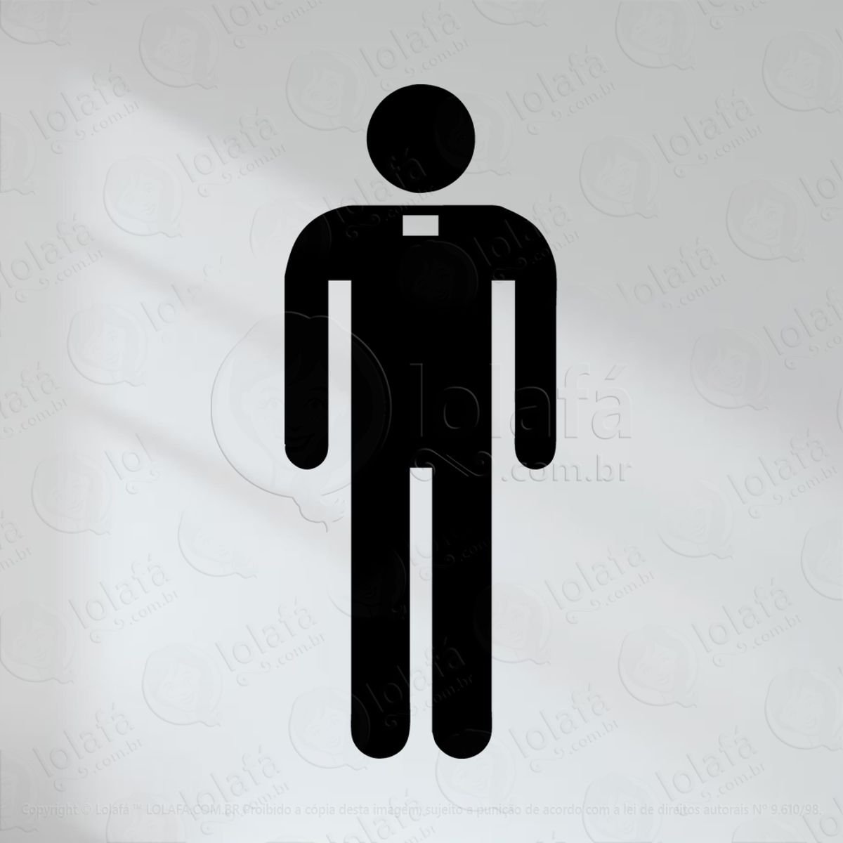 Padre Adesivo de Parede Decorativo para Casa, Quarto, Sala e Vidro Mod:95