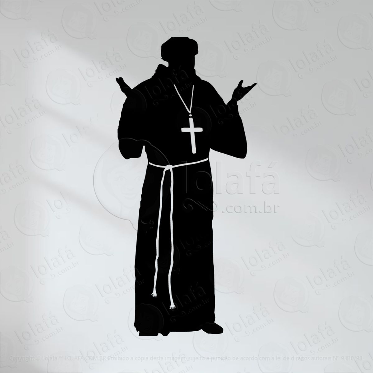 Papa Adesivo de Parede Decorativo para Casa, Quarto, Sala e Vidro Mod:99