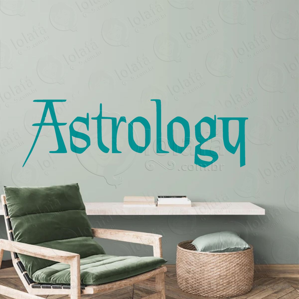 Nome Astrologia Astrlogy Adesivo de Parede Decorativo para Casa, Sala, Quarto, Vidro e Altar Ocultista Mod:31