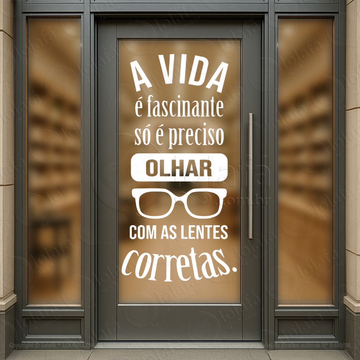 Estética Que Dá Resultado Adesivos Para Vitrine Ótica Mod:58