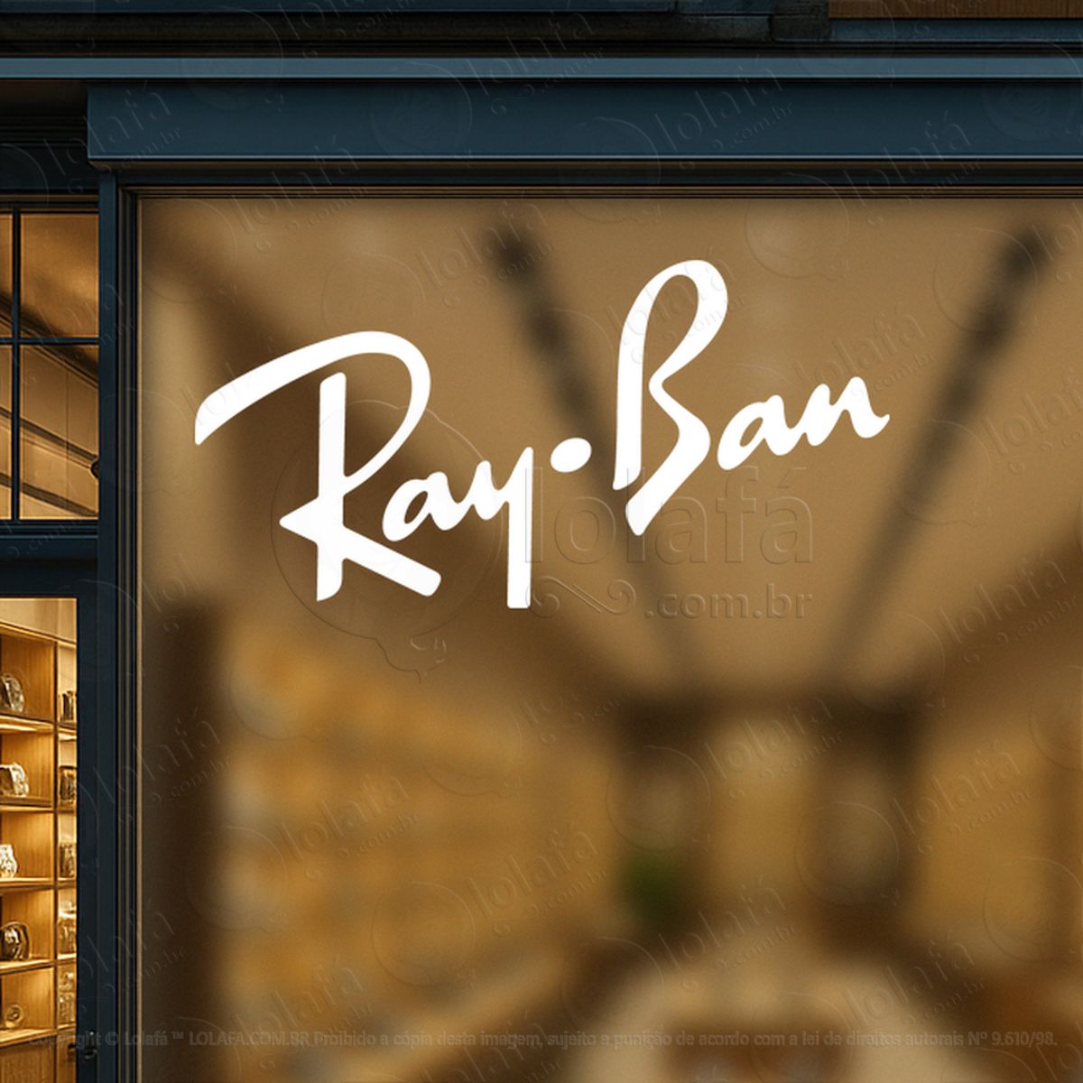 Mostre, Atraia, Converta Adesivos Para Vitrine Ótica Mod:59