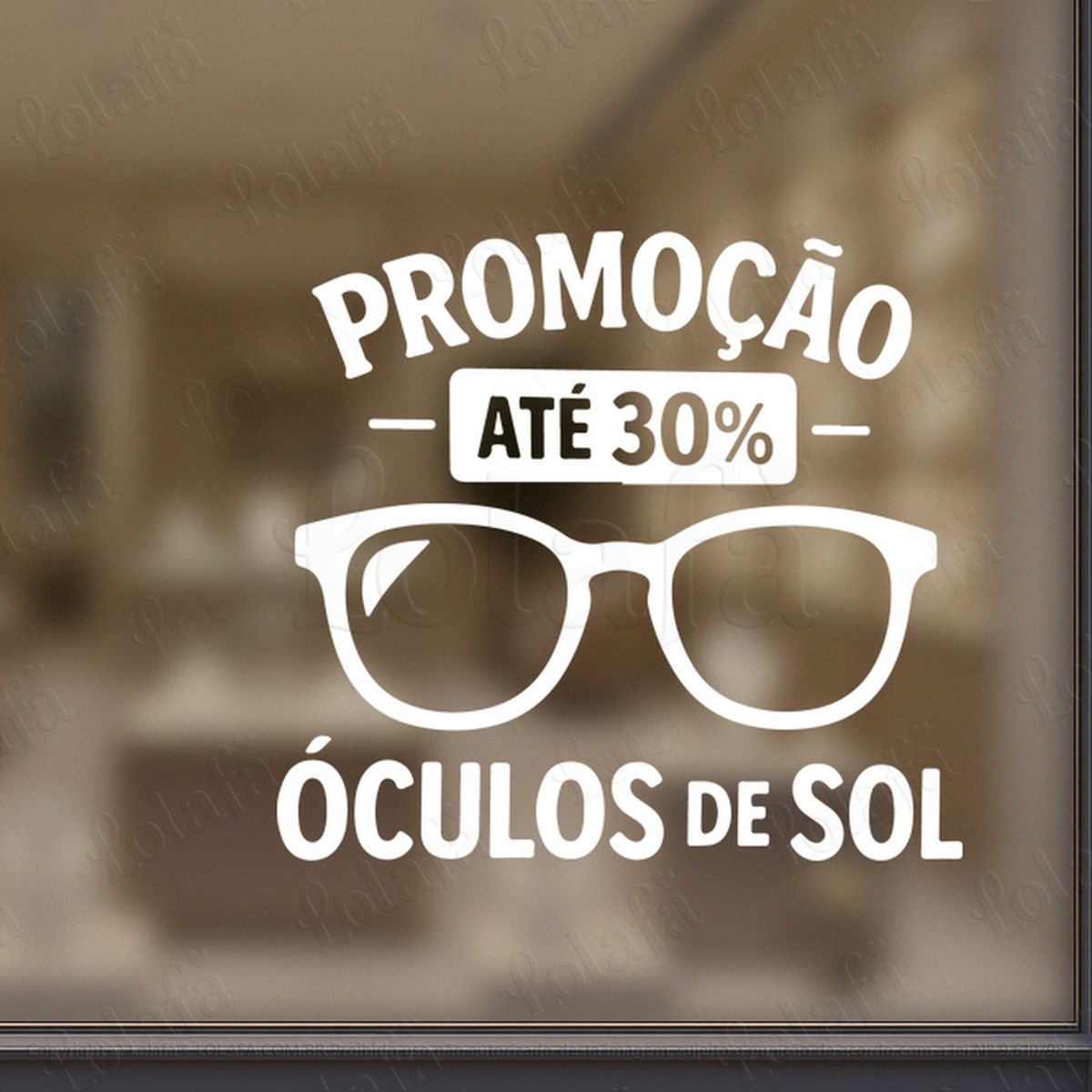 Destaque Com Propósito Adesivos Para Vitrine Ótica Mod:64