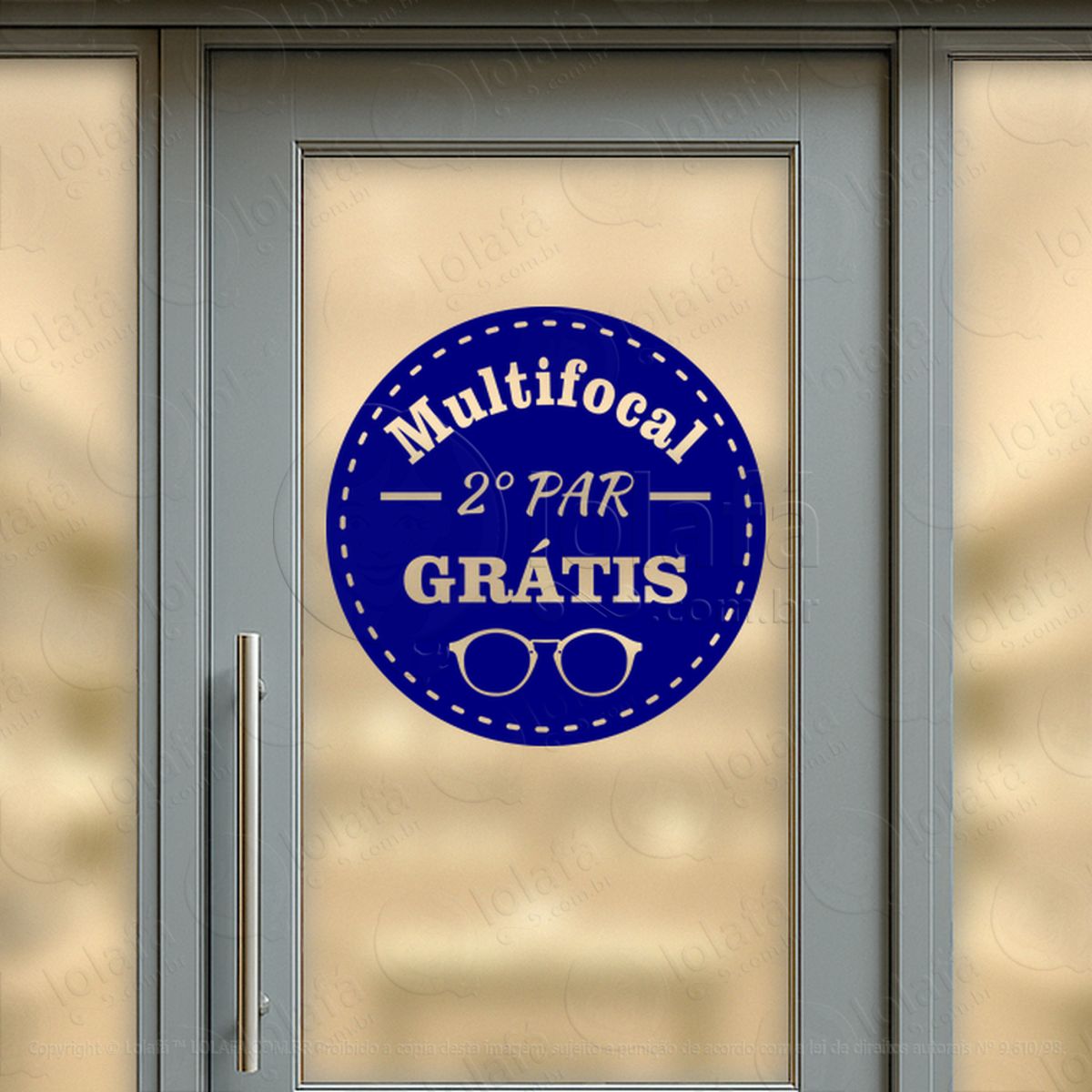 Vitrine Que Impulsiona Adesivos Para Vitrine Ótica Mod:210