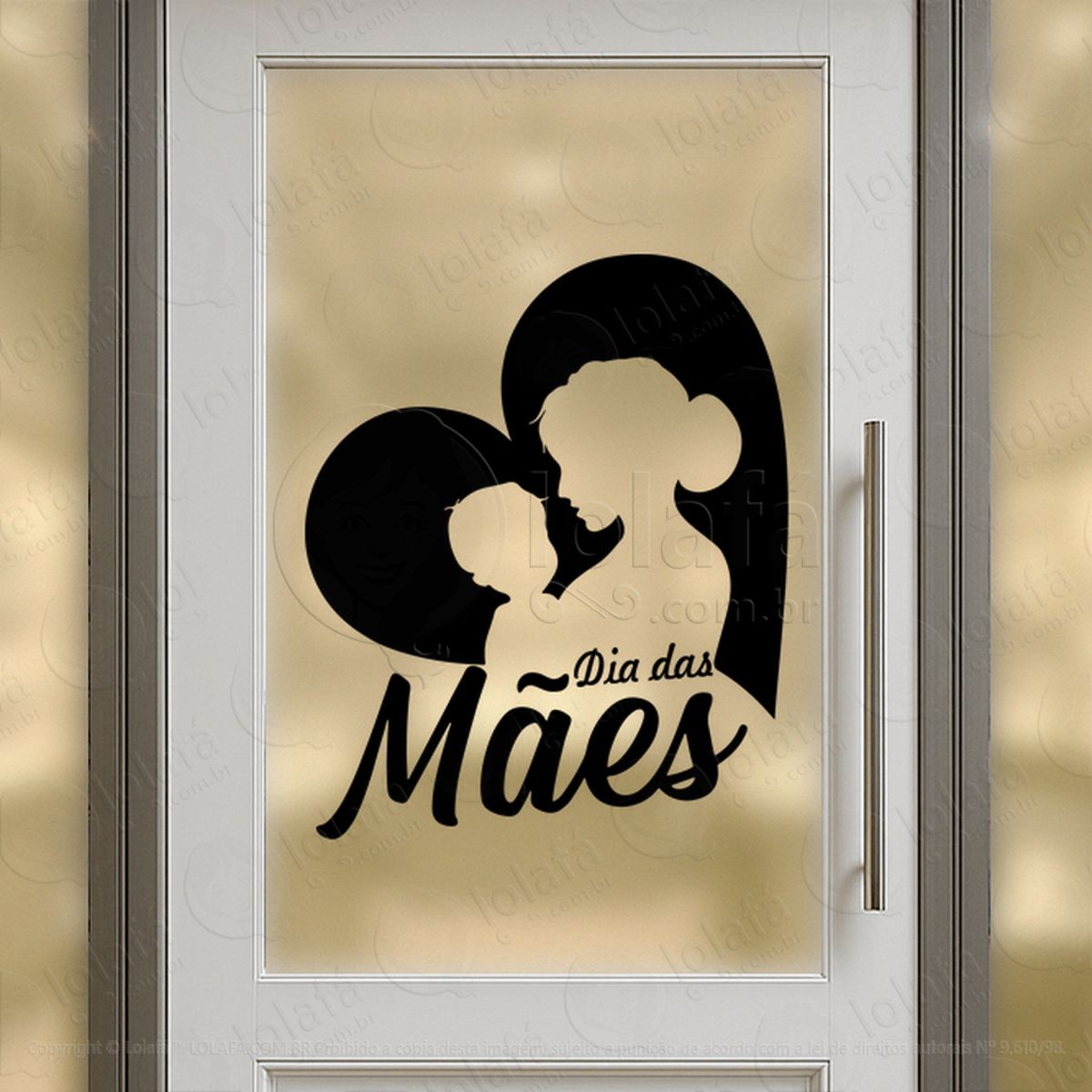 Dia Das Mães Decoração Loja Adesivos Para Vitrine Dia Das Mães Mod:590