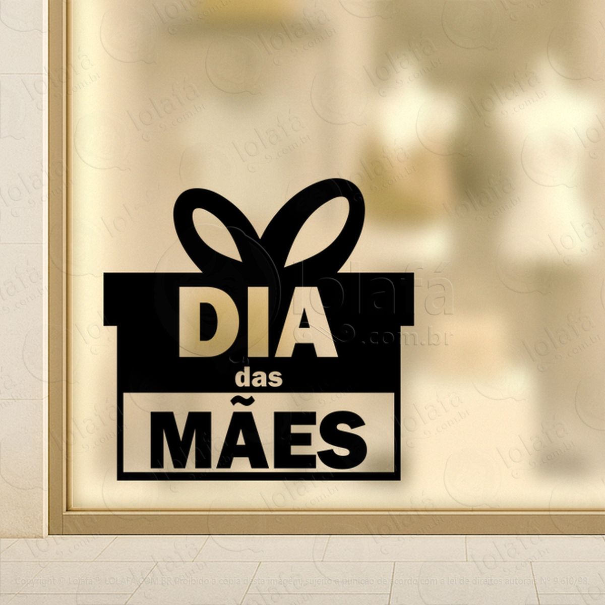 Dia Das Mães Decoração Loja Adesivos Para Vitrine Dia Das Mães Mod:593