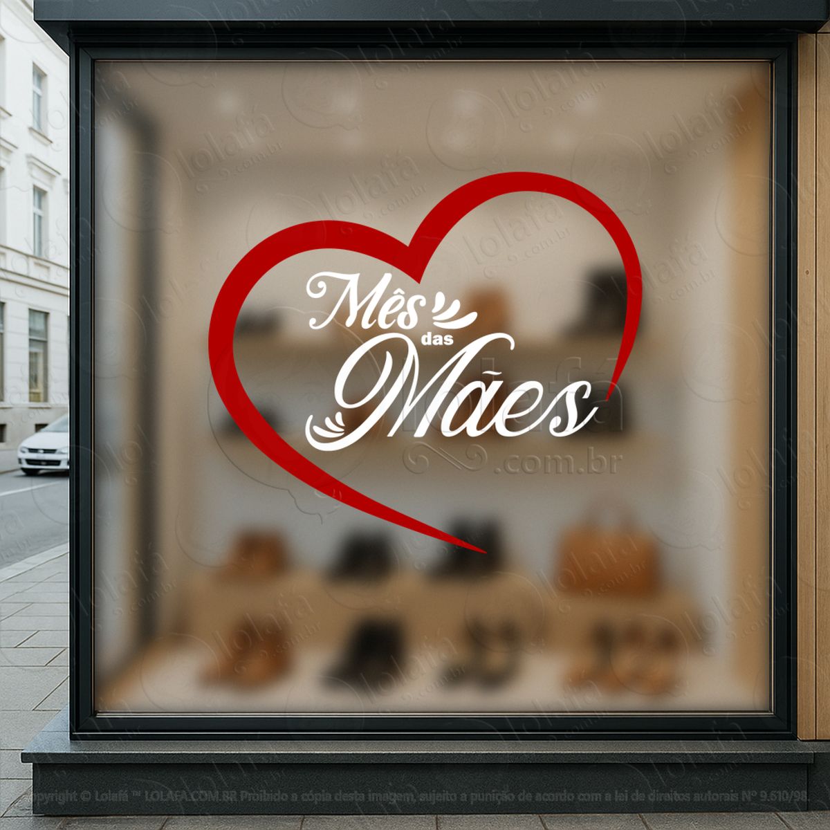 Mês Das Mães Decoração Loja Adesivos Para Vitrine Dia Das Mães Mod:719