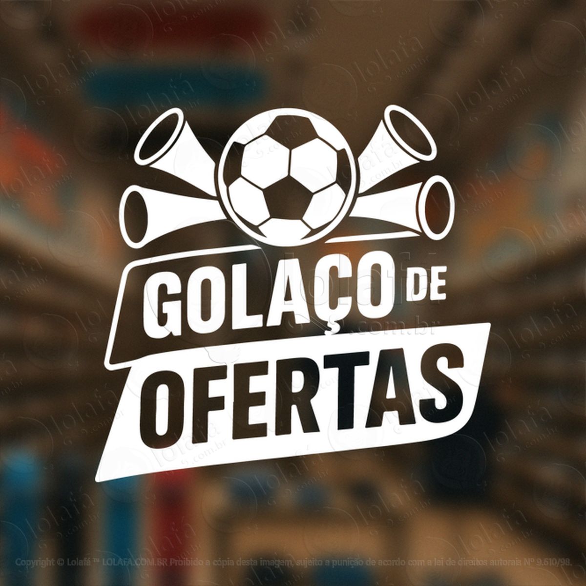 Copa de Promoção Seleção de Ofertas Adesivos Para Vitrine Copa Mod:874