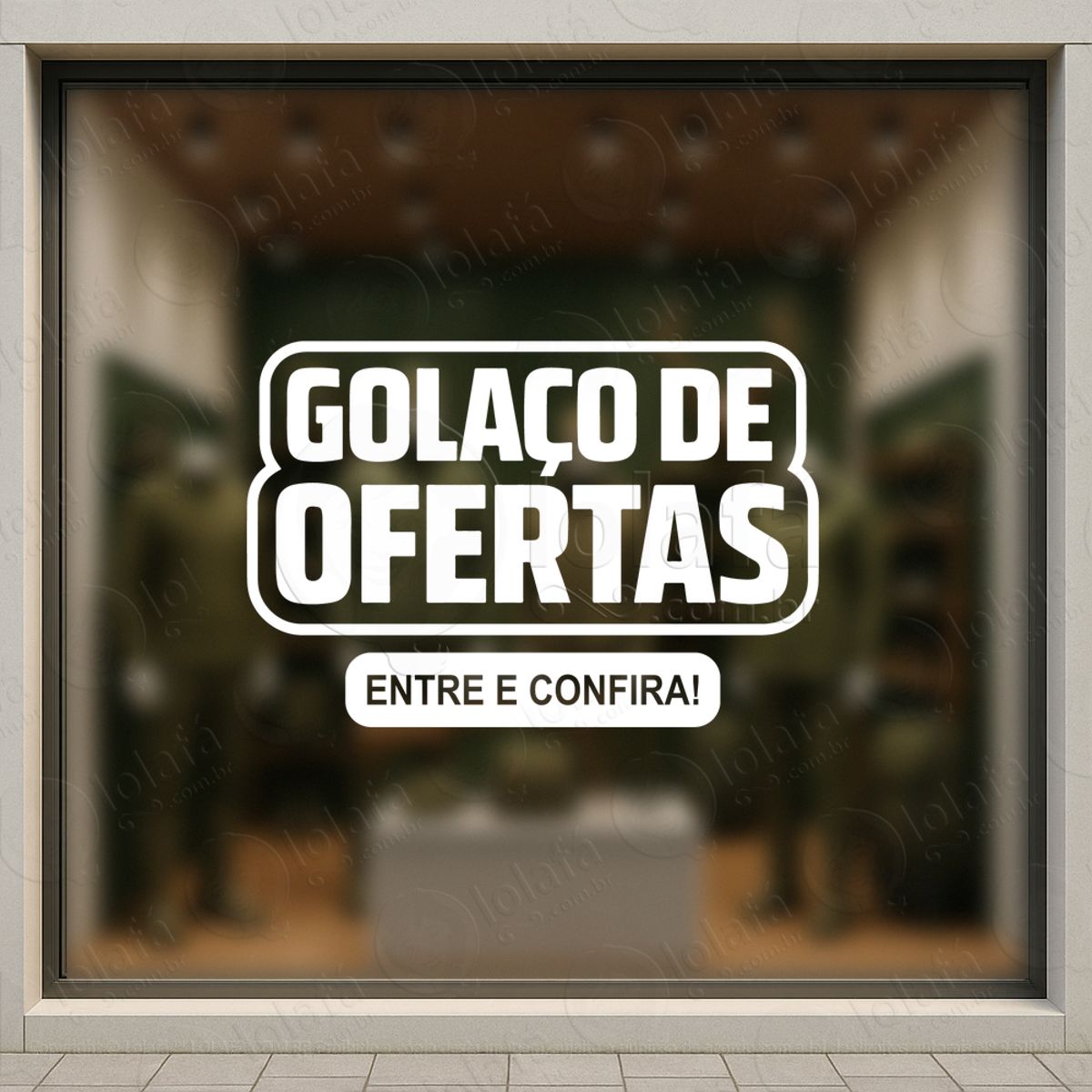 Copa de Promoção Seleção de Ofertas Adesivos Para Vitrine Copa Mod:883
