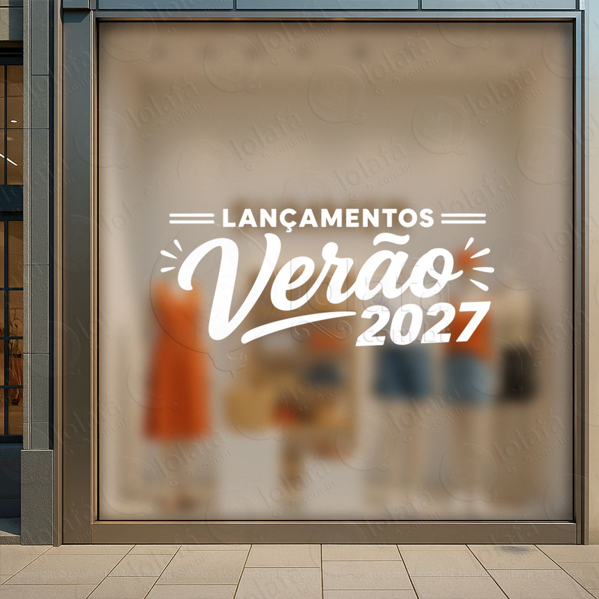 Lançamentos Verão Adesivos Para Vitrine Primavera Verão Mod:1039