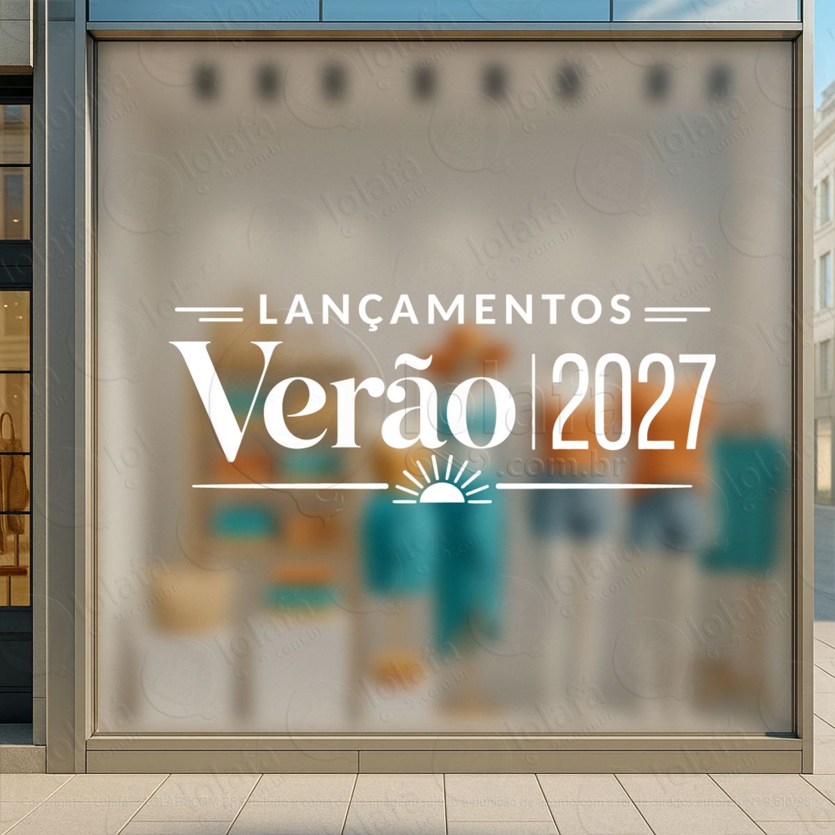 Lançamentos Verão Adesivos Para Vitrine Primavera Verão Mod:1040