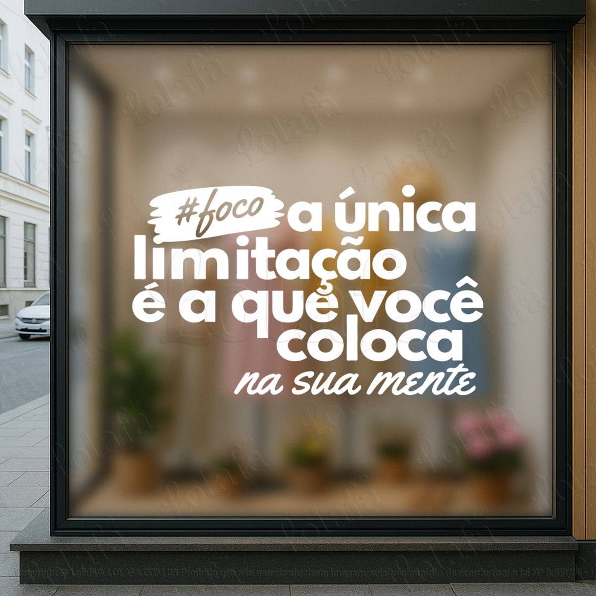 Foco Adesivos Para Vitrine Academia Mod:1153