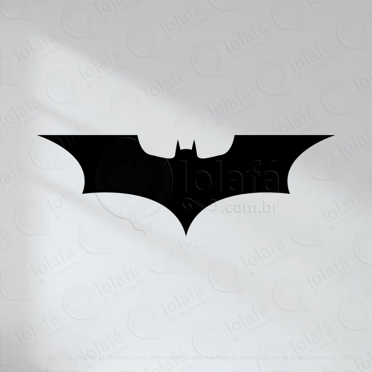 Batman Adesivo Lousa Quadro Negro de Parede para Escrever com Giz Mod:14