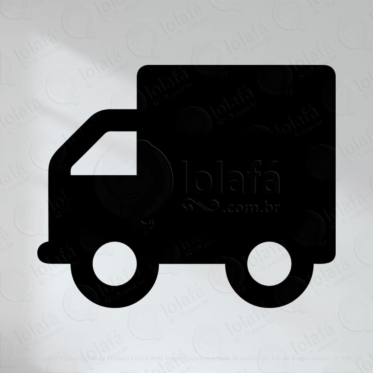 Caminhão Adesivo Lousa Quadro Negro de Parede para Escrever com Giz Mod:15