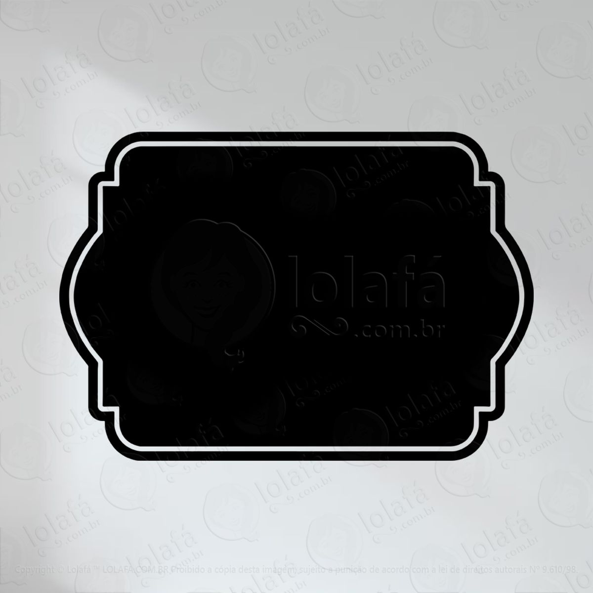 Kit Etiquetas Adesivo Lousa Quadro Negro de Parede para Escrever com Giz Mod:28