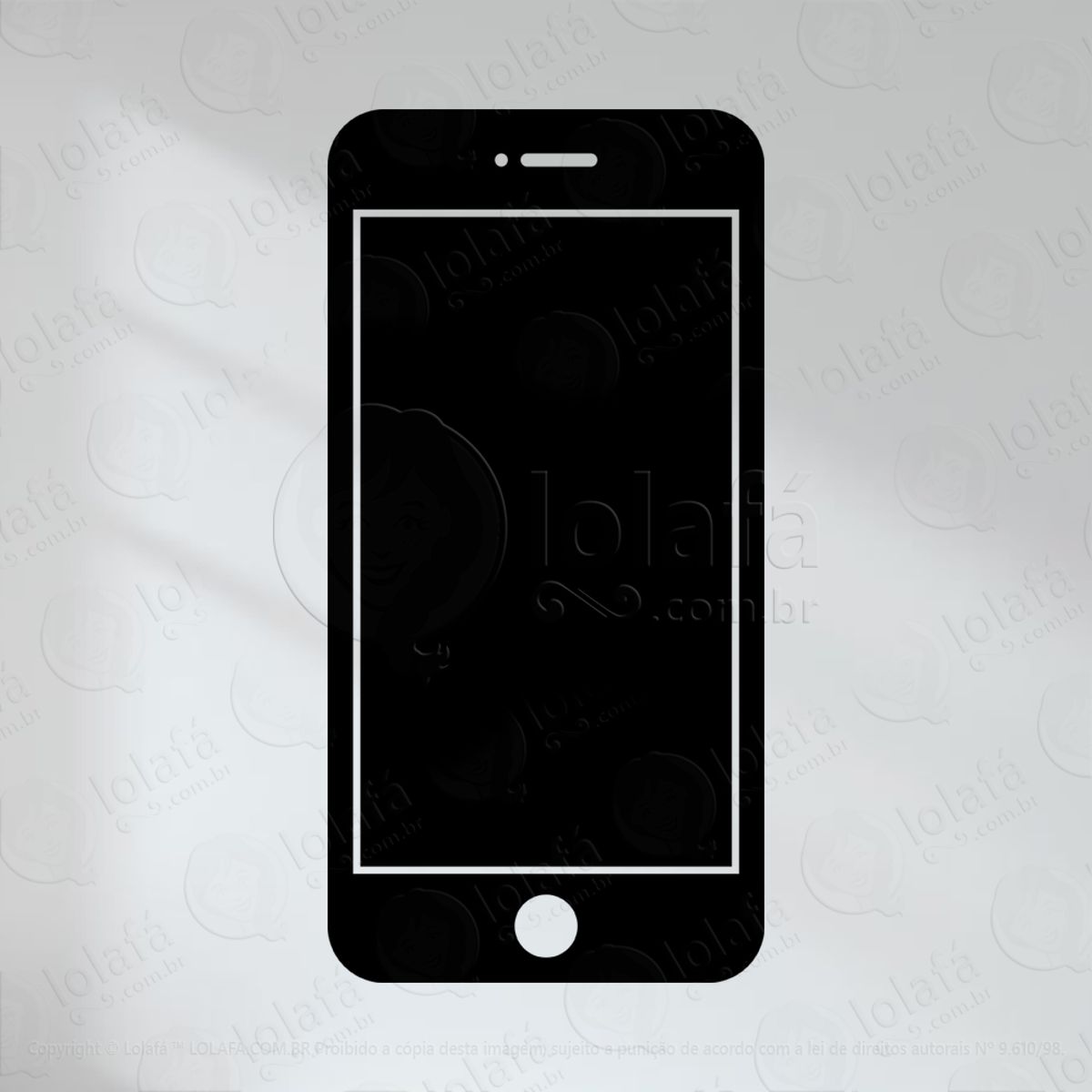 Smatphone Adesivo Lousa Quadro Negro de Parede para Escrever com Giz Mod:54