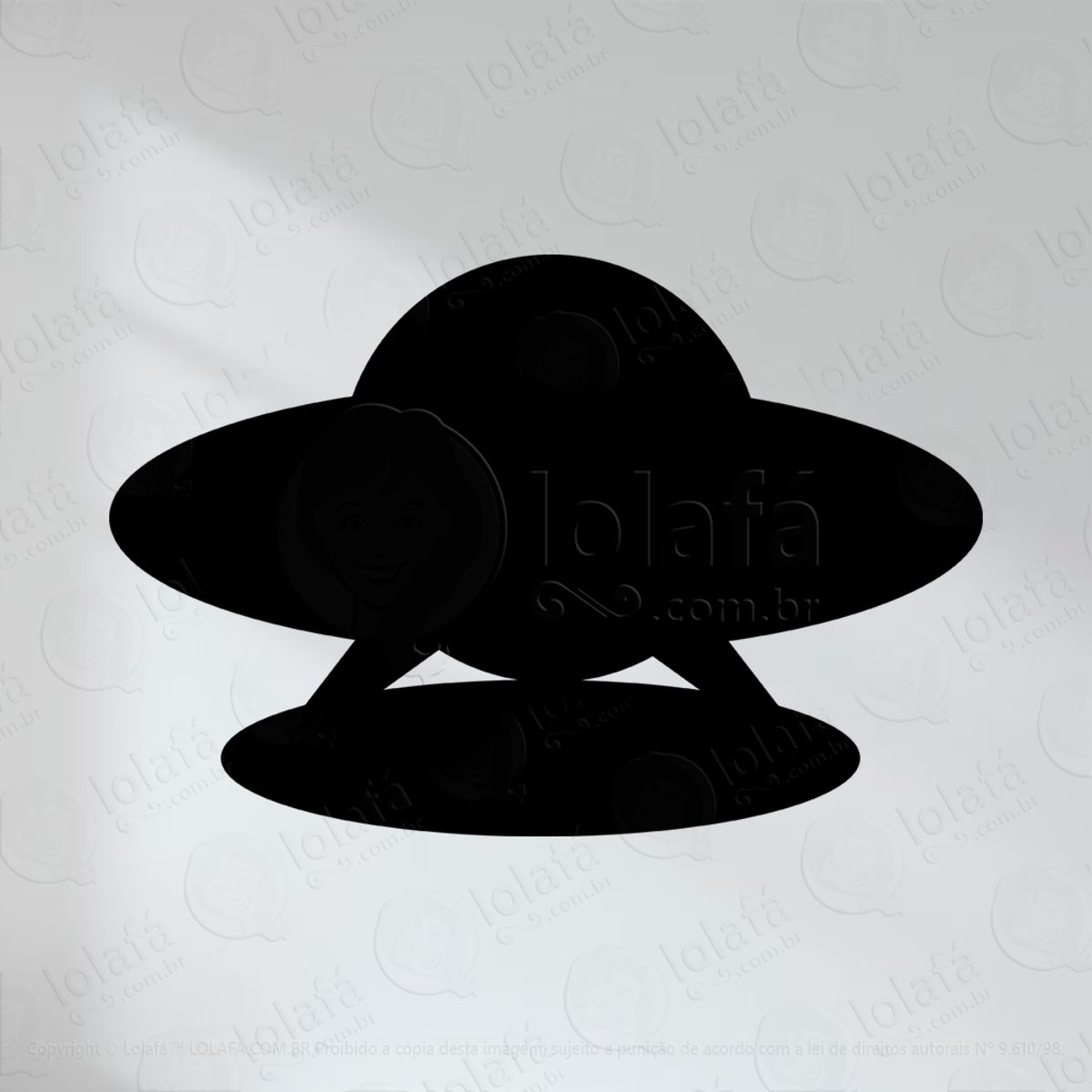Nave Espacial Adesivo Lousa Quadro Negro de Parede para Escrever com Giz Mod:57