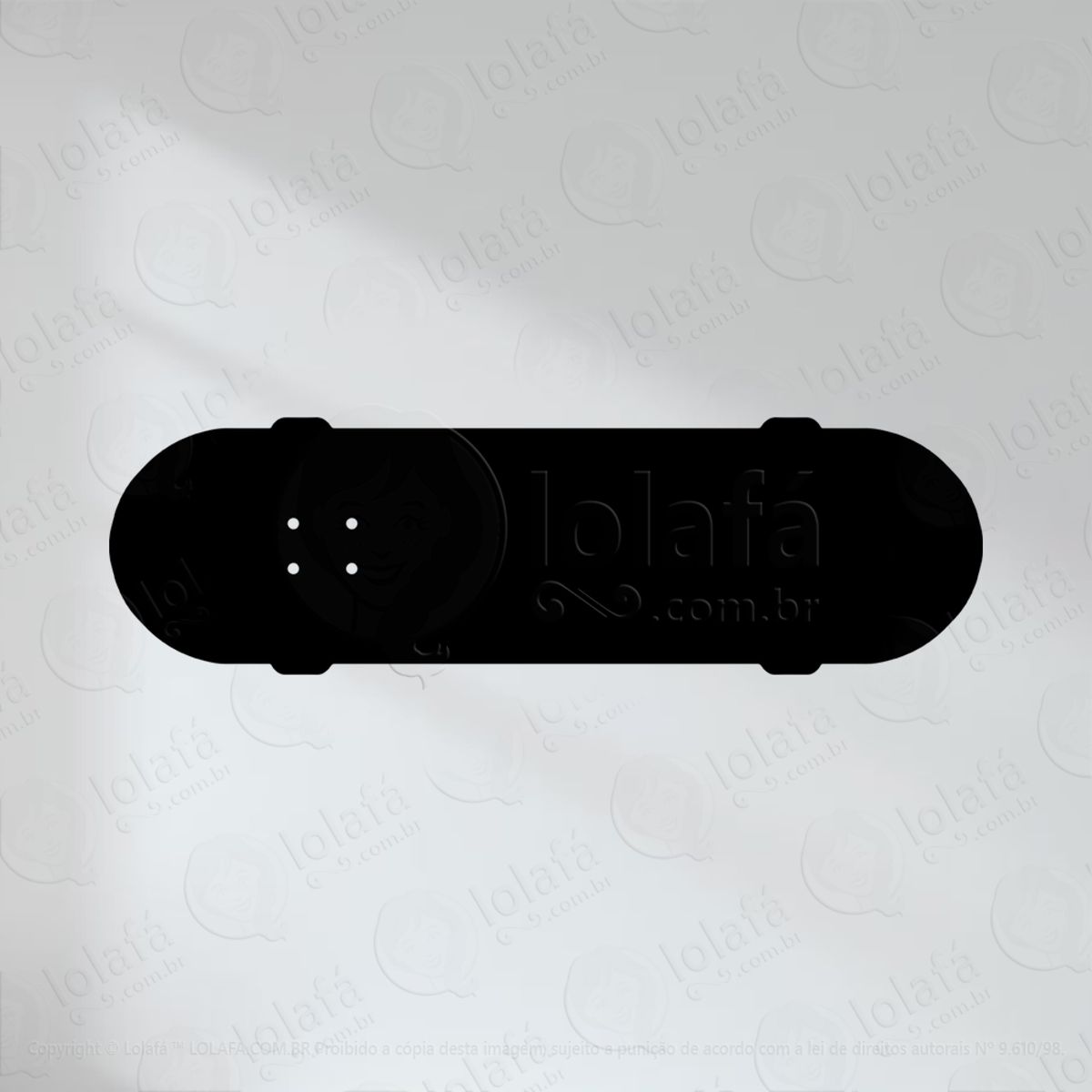 Skate Adesivo Lousa Quadro Negro de Parede para Escrever com Giz Mod:60