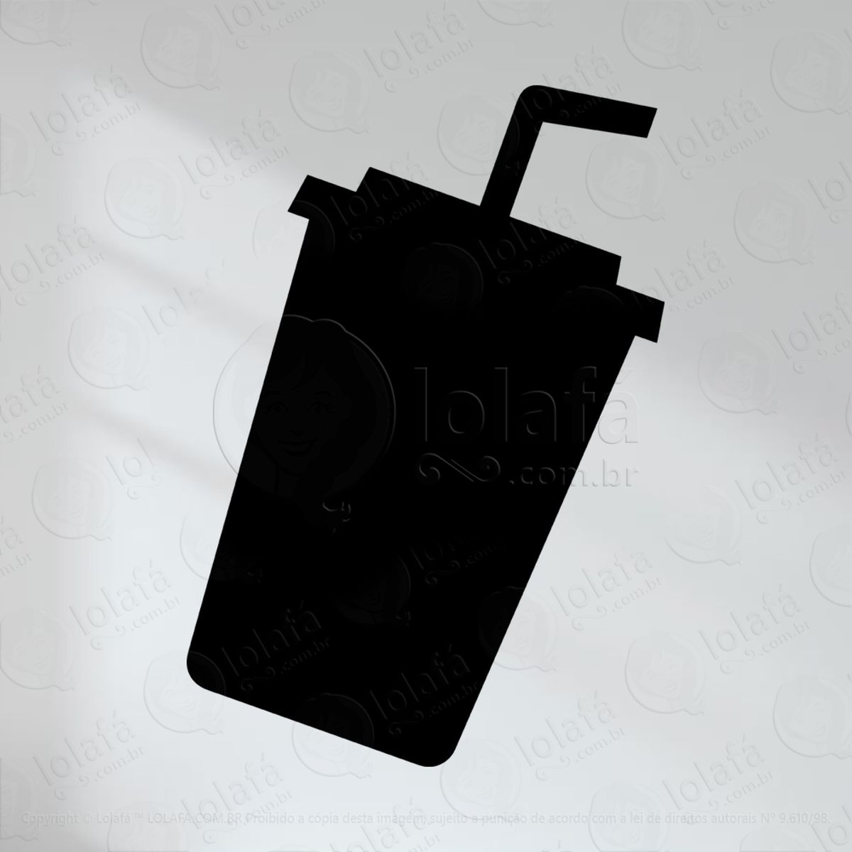 Milk-shake Adesivo Lousa Quadro Negro de Parede para Escrever com Giz Mod:83