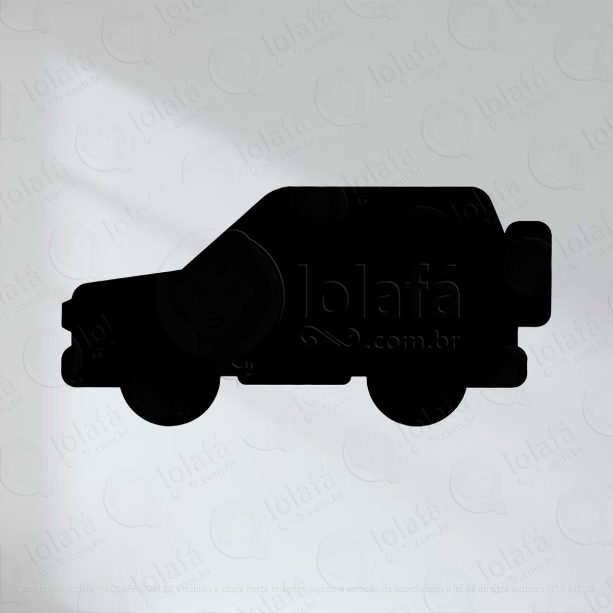 Carro Adesivo Lousa Quadro Negro de Parede para Escrever com Giz Mod:93