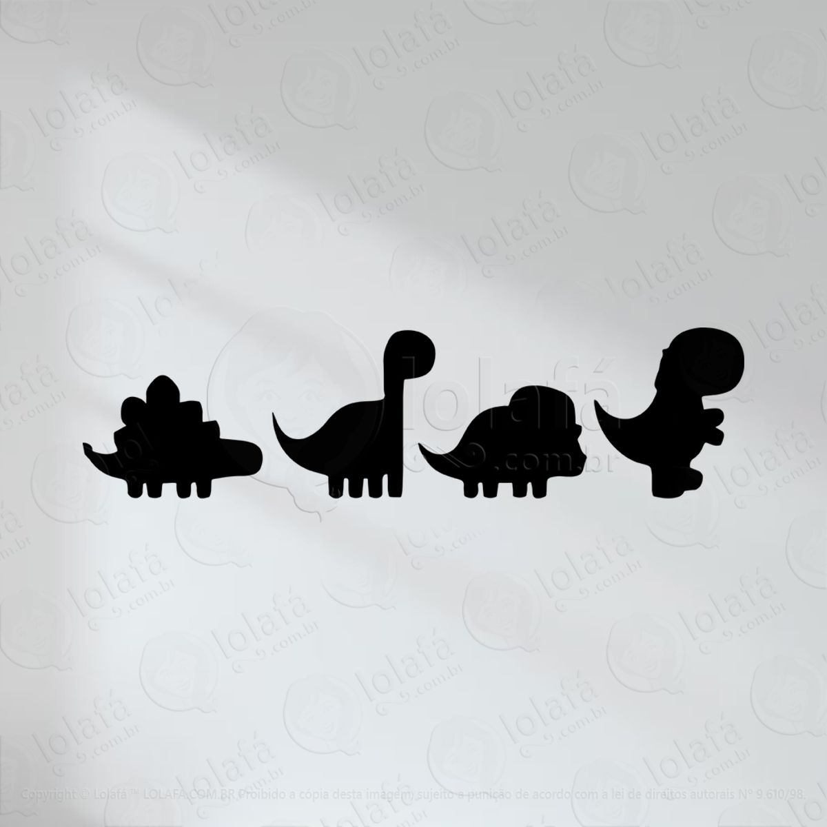 Dinossauros Adesivo Lousa Quadro Negro de Parede para Escrever com Giz Mod:113