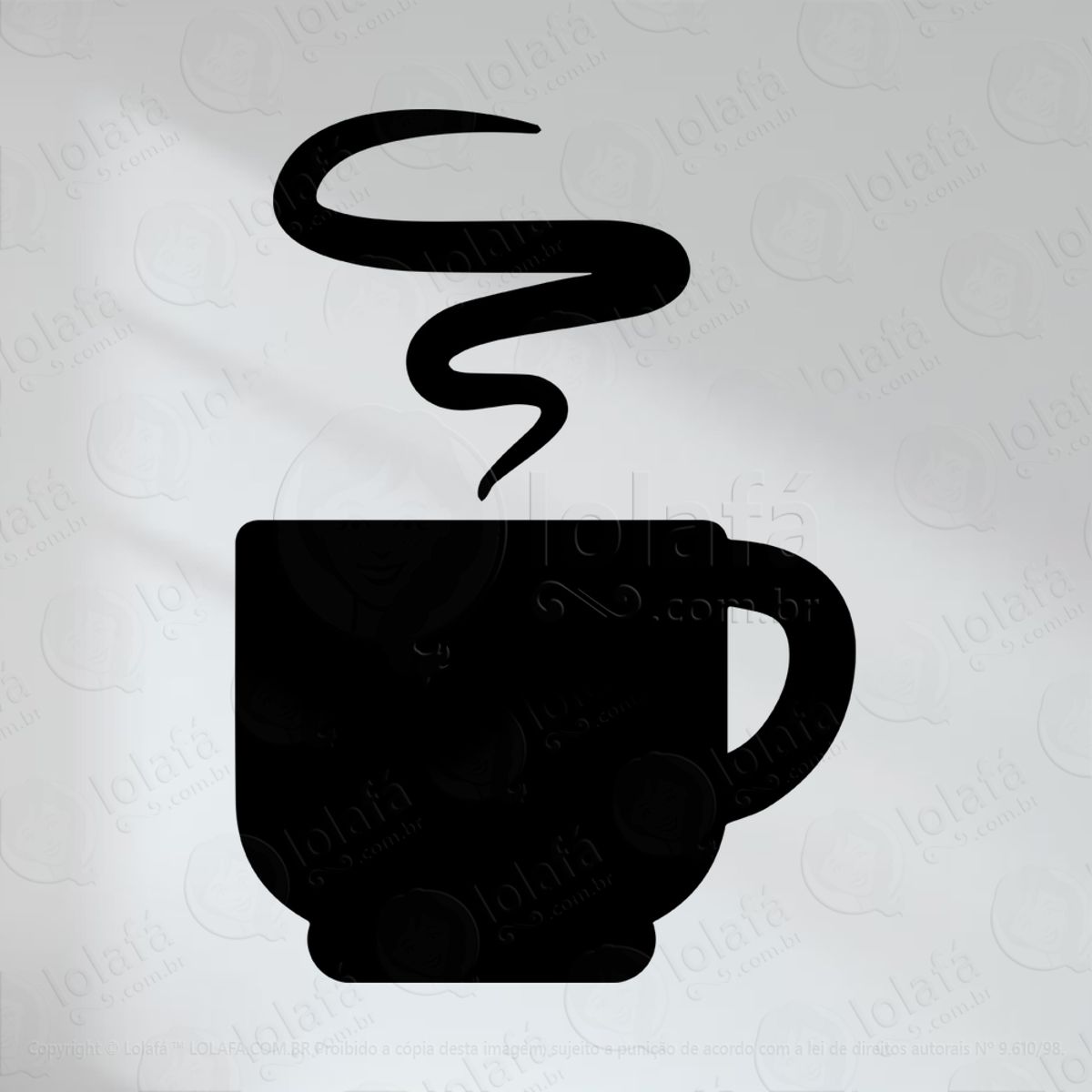 Café Adesivo Lousa Quadro Negro de Parede para Escrever com Giz Mod:122