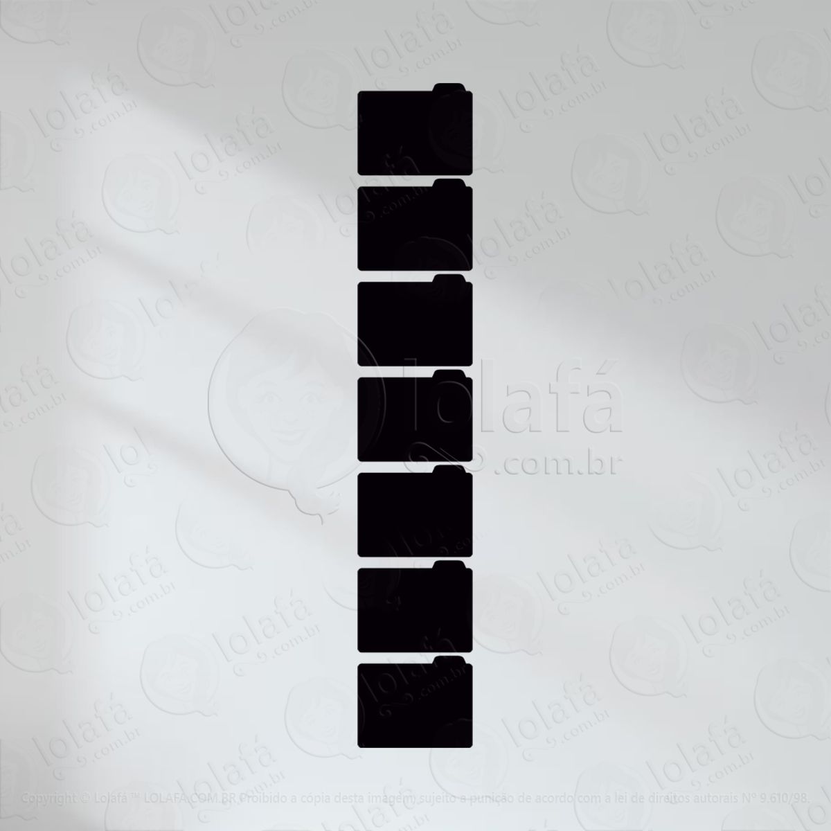 Calendário Semanal Adesivo Lousa Quadro Negro de Parede para Escrever com Giz Mod:125