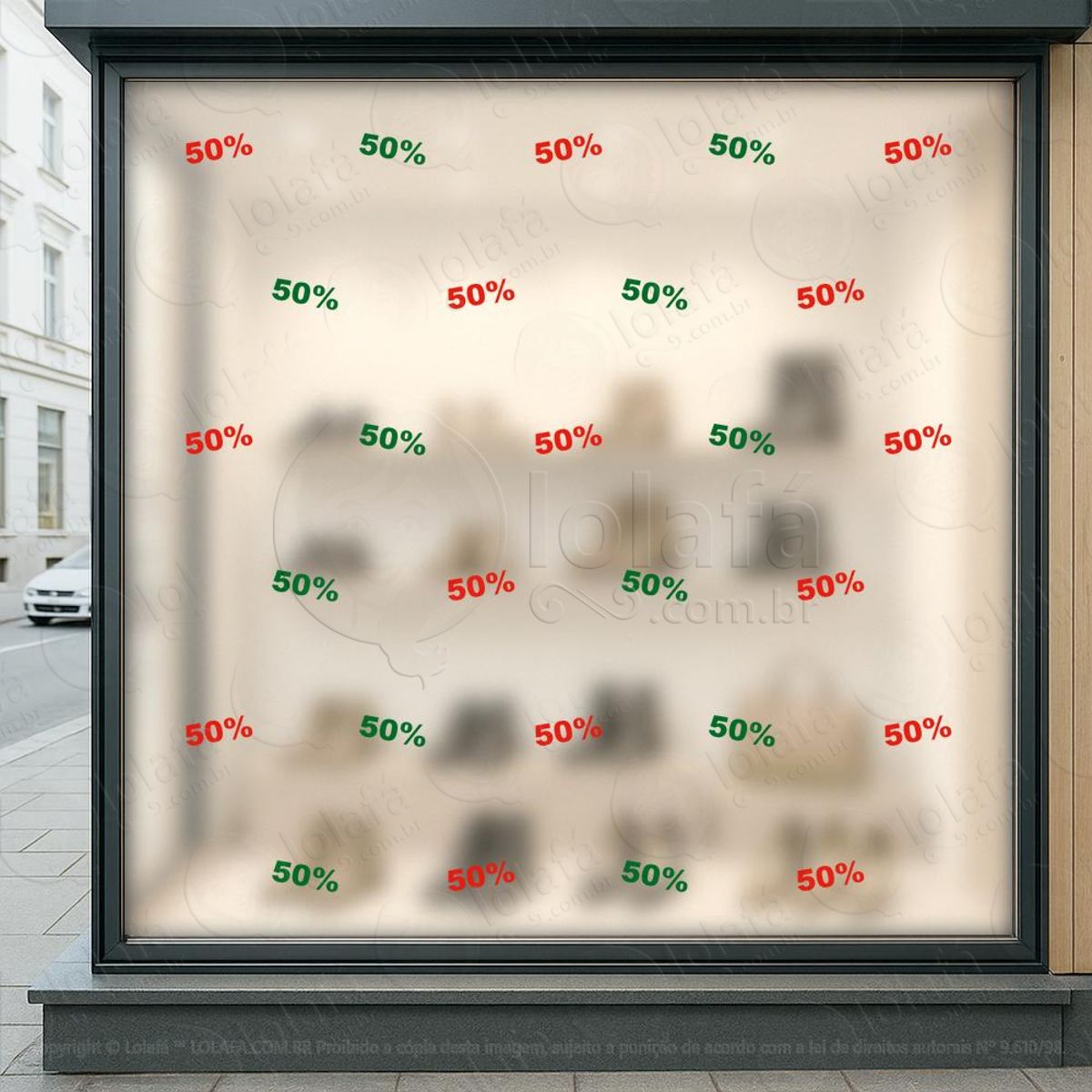 Cartela de 50% Adesivos De Natal Mod:5