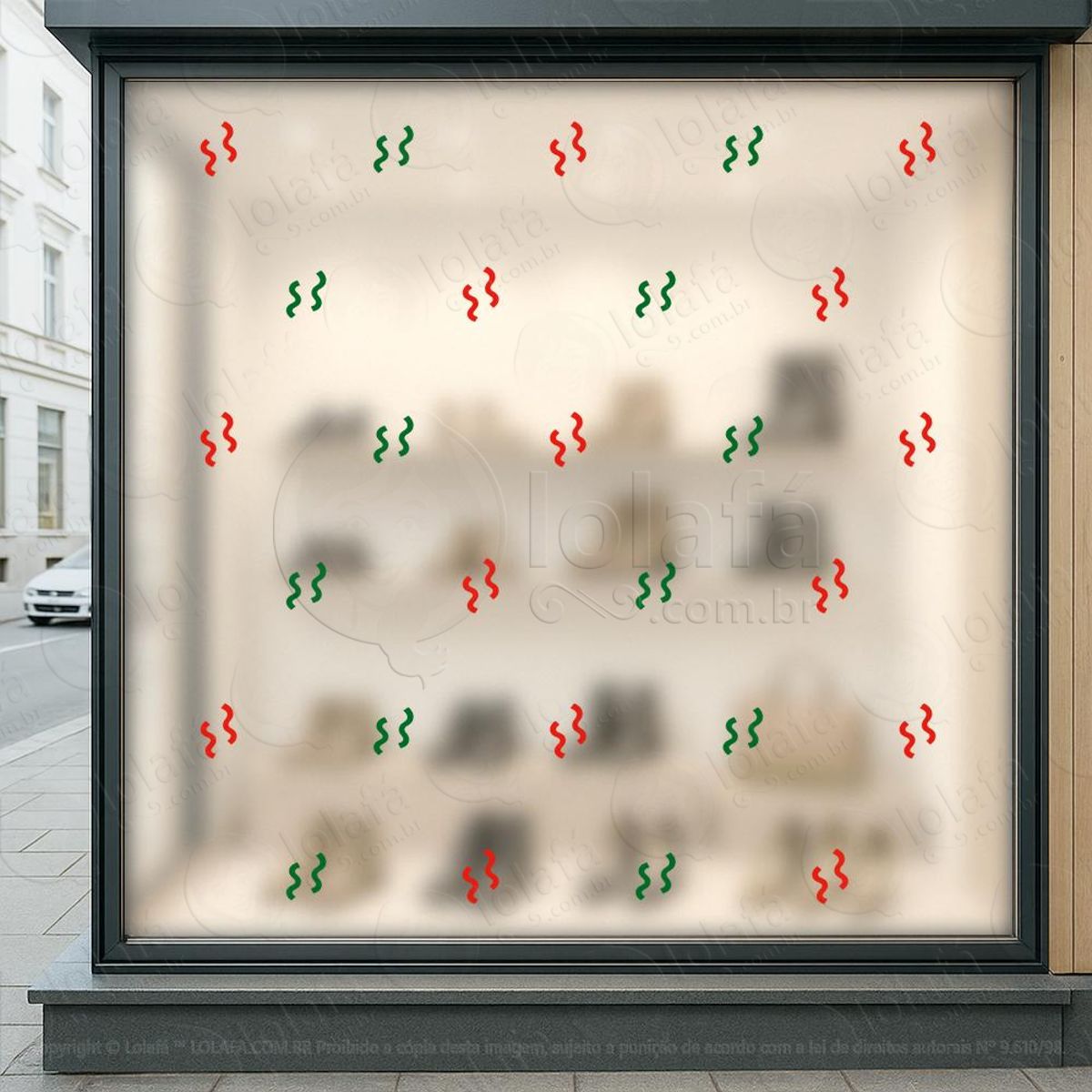 Cartela de Confetes (6) Adesivos De Natal Mod:21