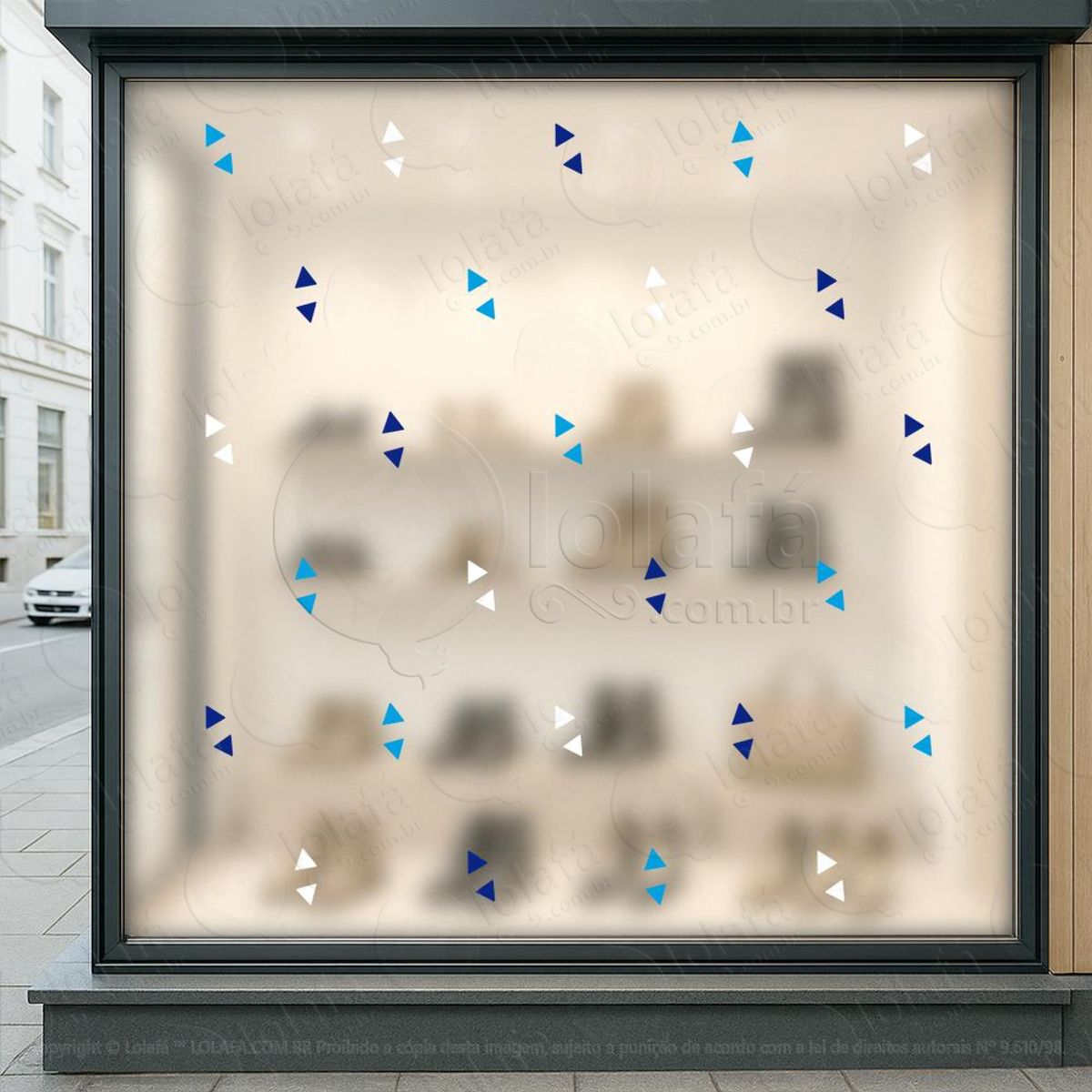 cartela de confetes (4) adesivos para vitrine dia dos pais mod:19