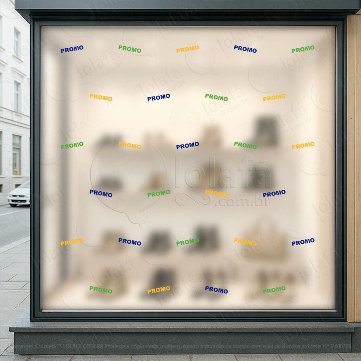 Cartela de PROMO Adesivos Para Vitrine Festa Junina Mod:31