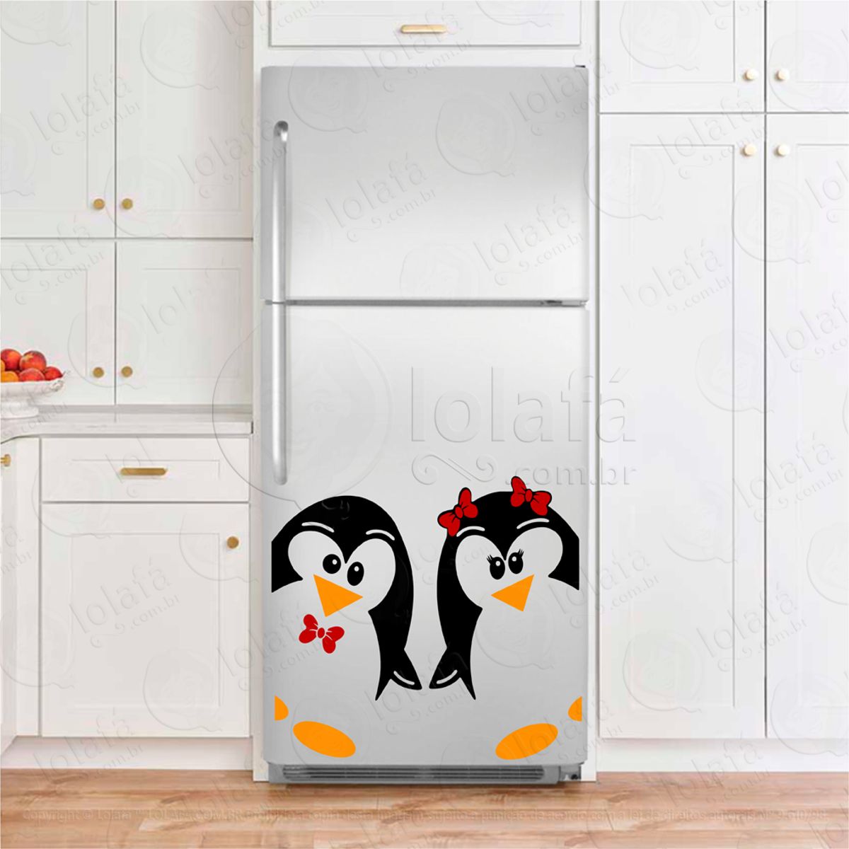 Pinguins Adesivo Para Geladeiras Mod:11