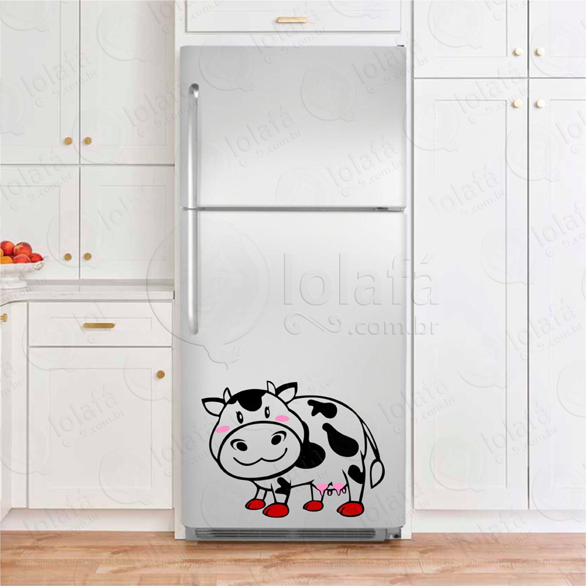 Vaca Adesivo Para Geladeiras Mod:21