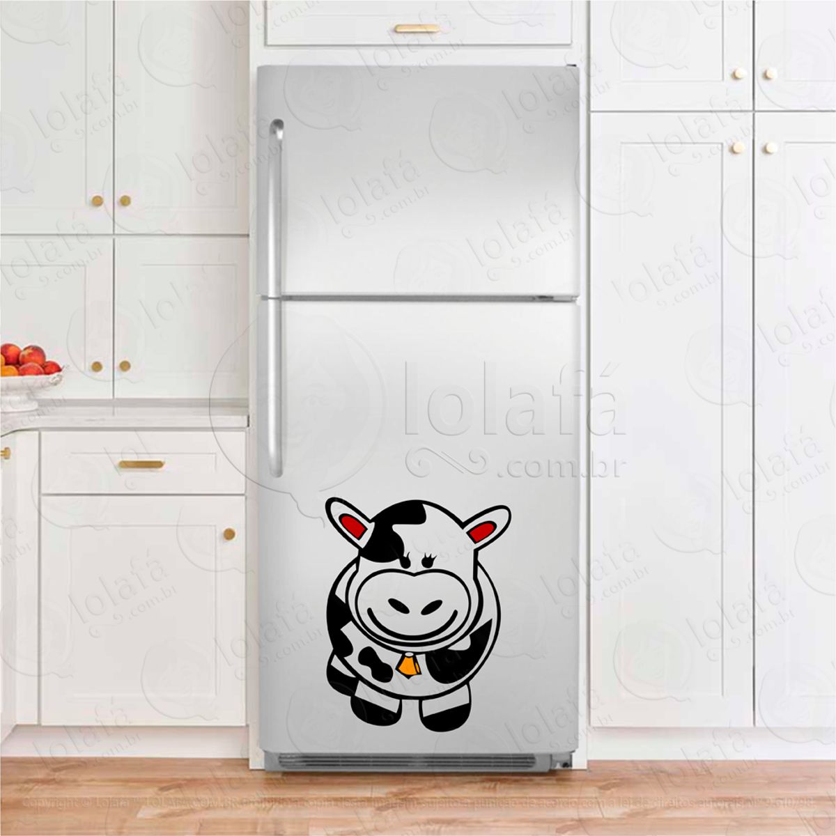 Vaca Adesivo De Geladeira Mod:24