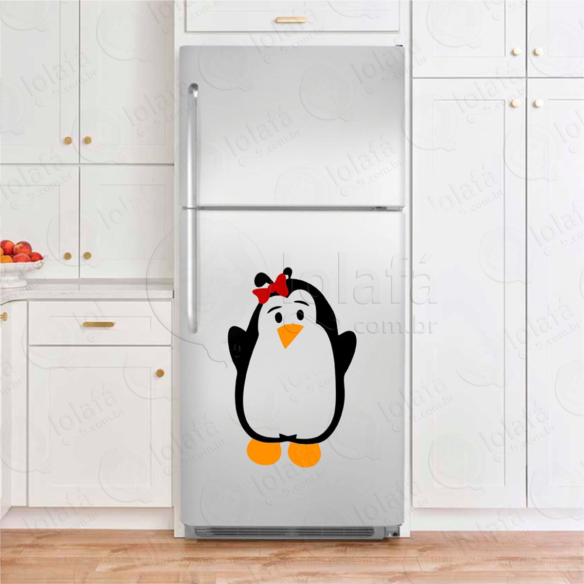 Pinguim Adesivos Geladeira Mod:28
