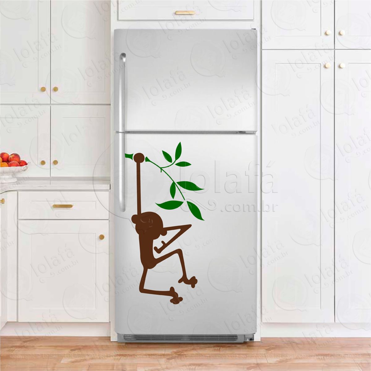 Macaco Adesivos Geladeiras Mod:29