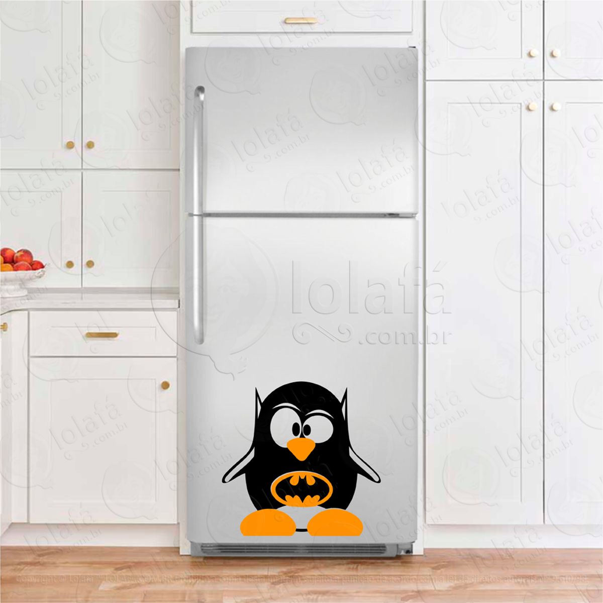 Pinguim Batman Adesivos De Geladeira Mod:55