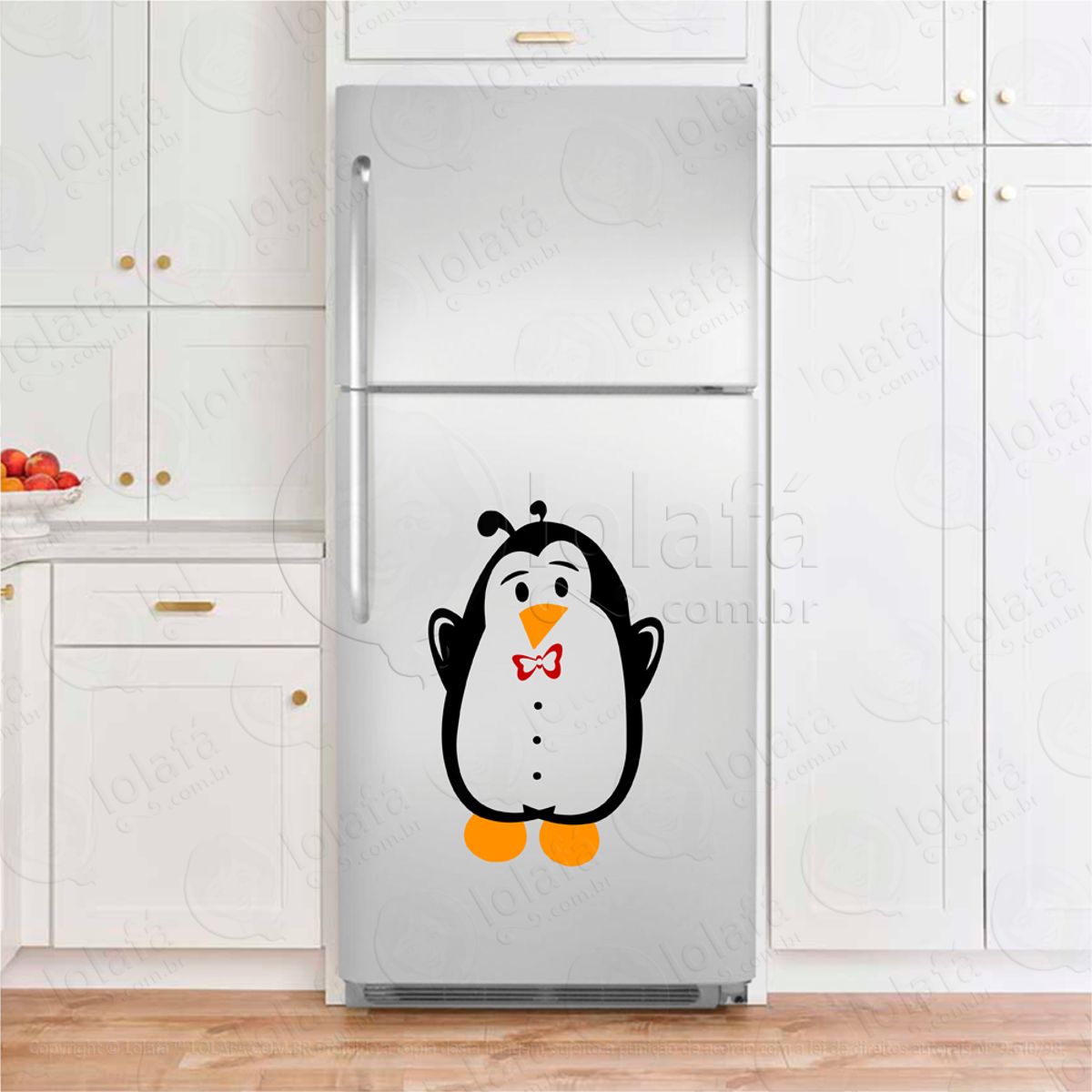 Pinguim Adesivos Geladeira Mod:58