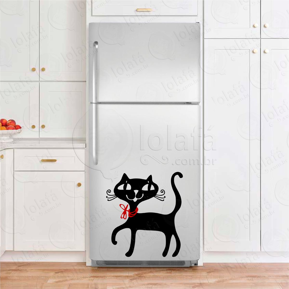 Gato Adesivo Para Geladeira Mod:60