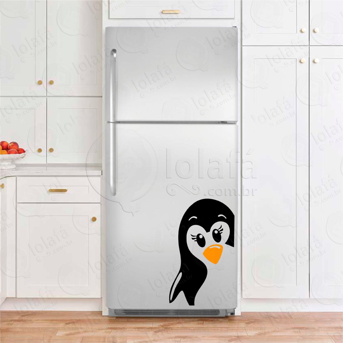 Pinguim Adesivo Geladeira Mod:67