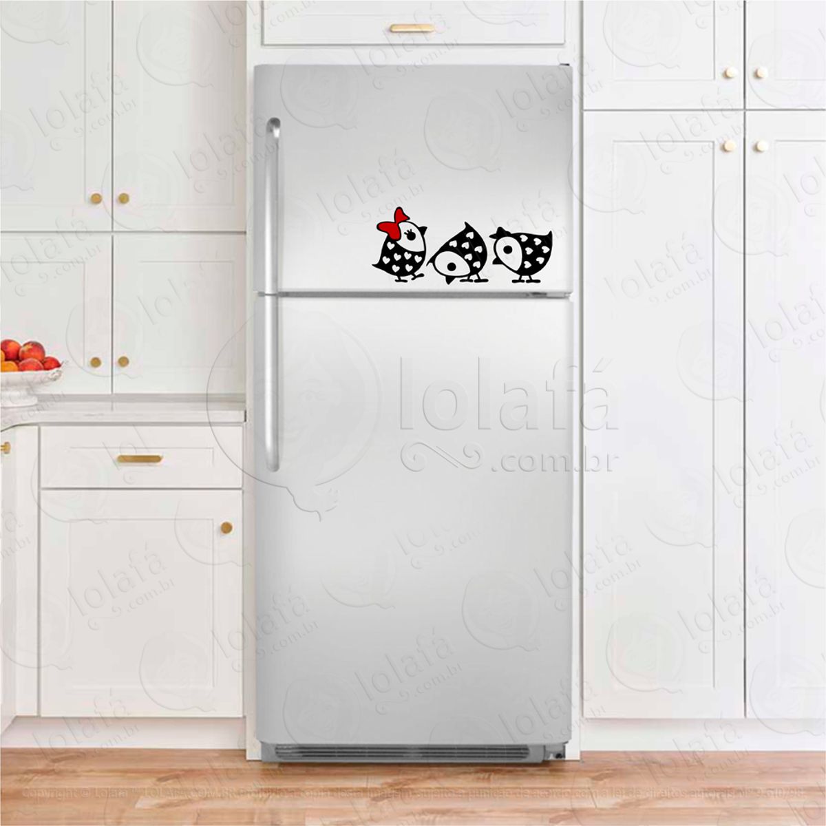 Pintinhos Adesivos Geladeira Mod:68