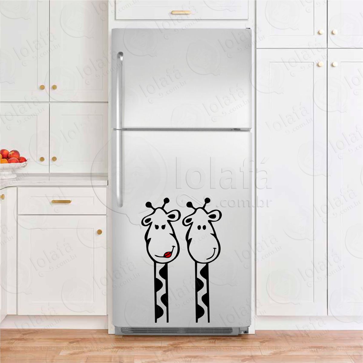 Girafas Adesivo Para Geladeira Mod:70
