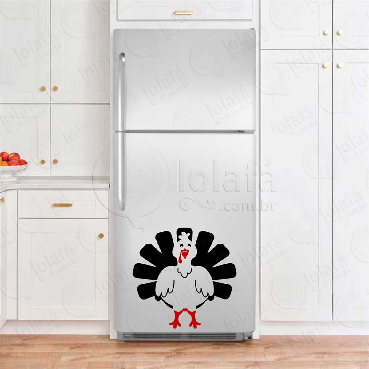 Pavão Adesivos Para Geladeira Mod:72