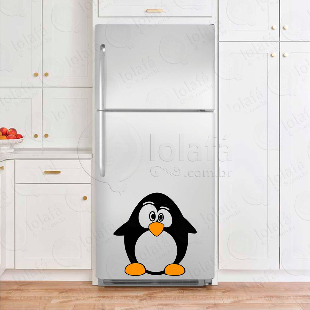 Pinguim Adesivo De Geladeira Mod:74