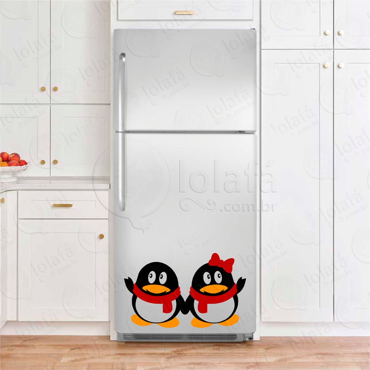 Pinguins Adesivos Geladeiras Mod:79
