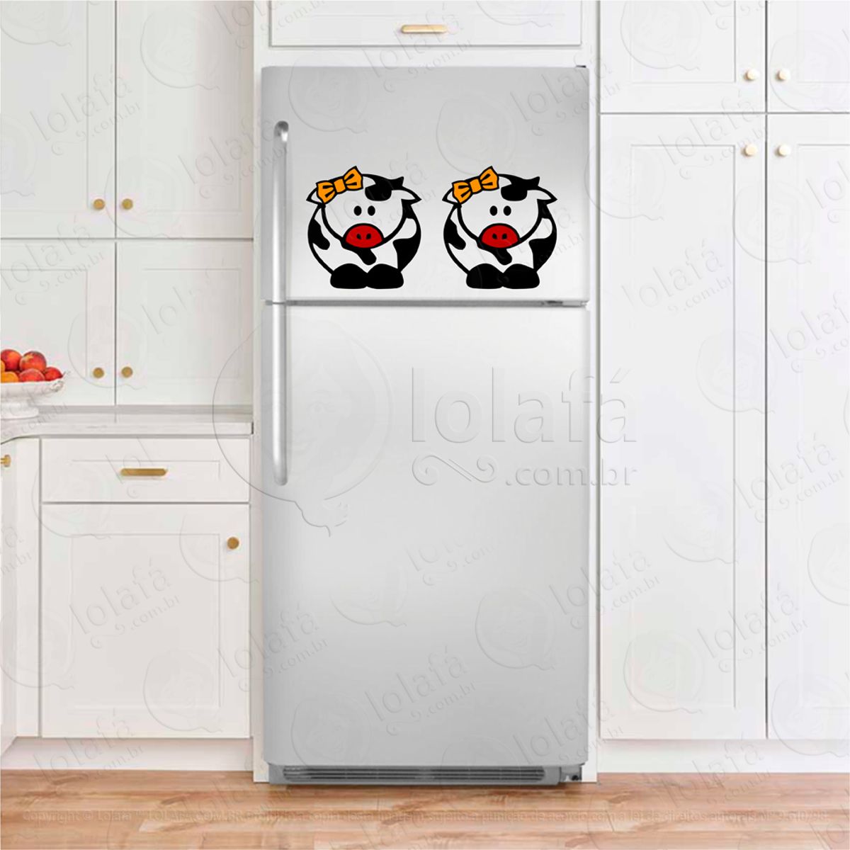 Vacas Adesivos De Geladeira Mod:85