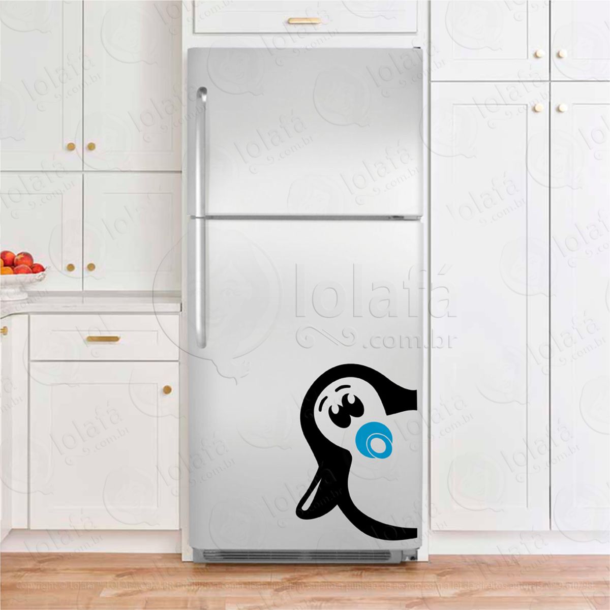 Pinguim Adesivo Para Geladeira Mod:90