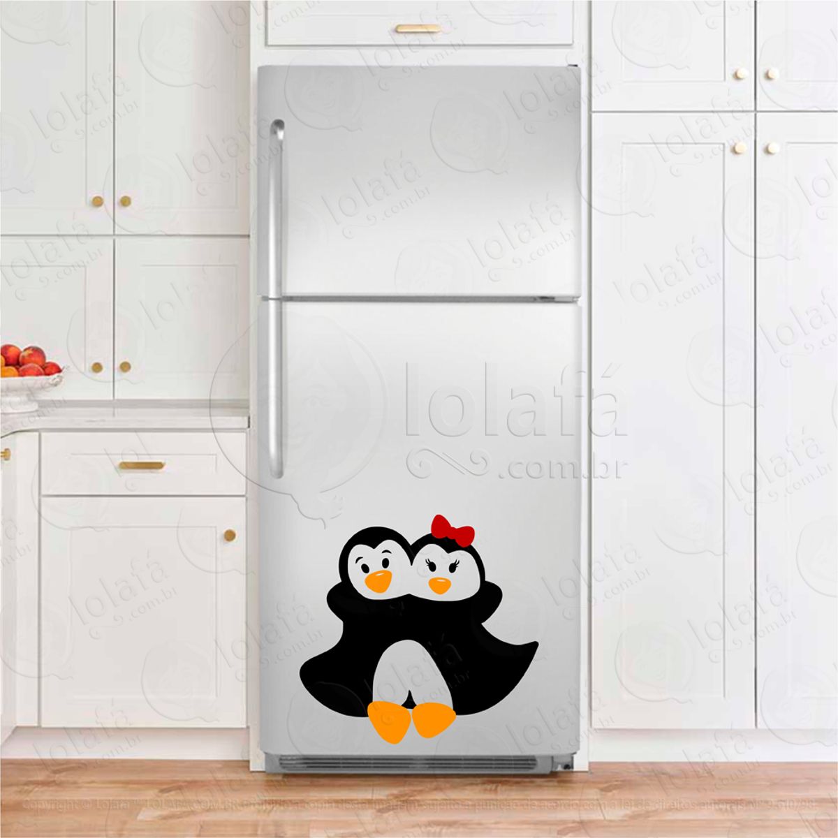 Pinguins Adesivo Para Geladeiras Mod:91