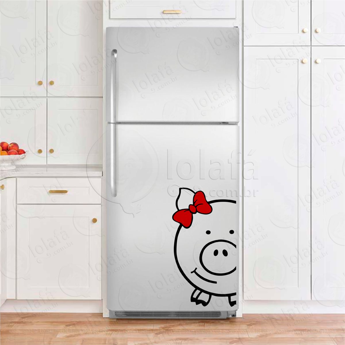 Porco Adesivos De Geladeiras Mod:96