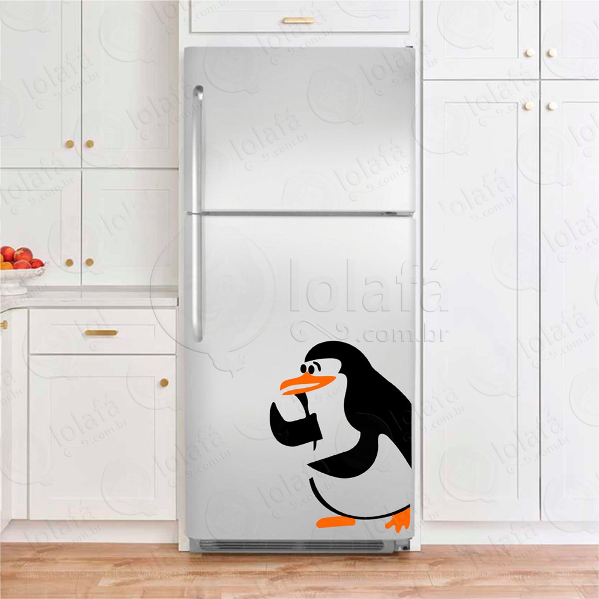 Pinguim Adesivo Geladeira Mod:97